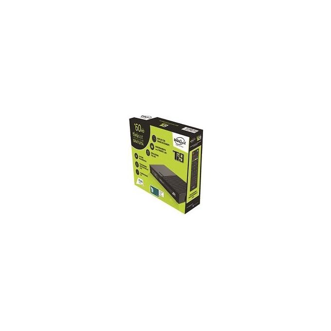 Digiquest Ricevitore Tivu'-Sat Ti9 con Card Dvb-s2 Hevc 265 Telecomando 2in1 12V Alimentazione
