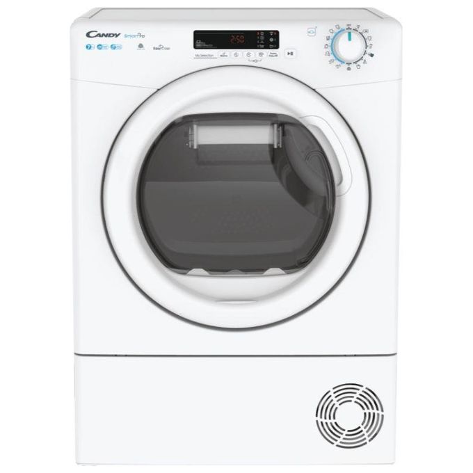 Candy CSO4H7A1DE-S - Asciugatrice slim a pompa di calore 7 kg, Classe A+, connettivita' Wi-Fi + Bluetooth, partenza ritardata, (85x60x46,5 cm), Bianco