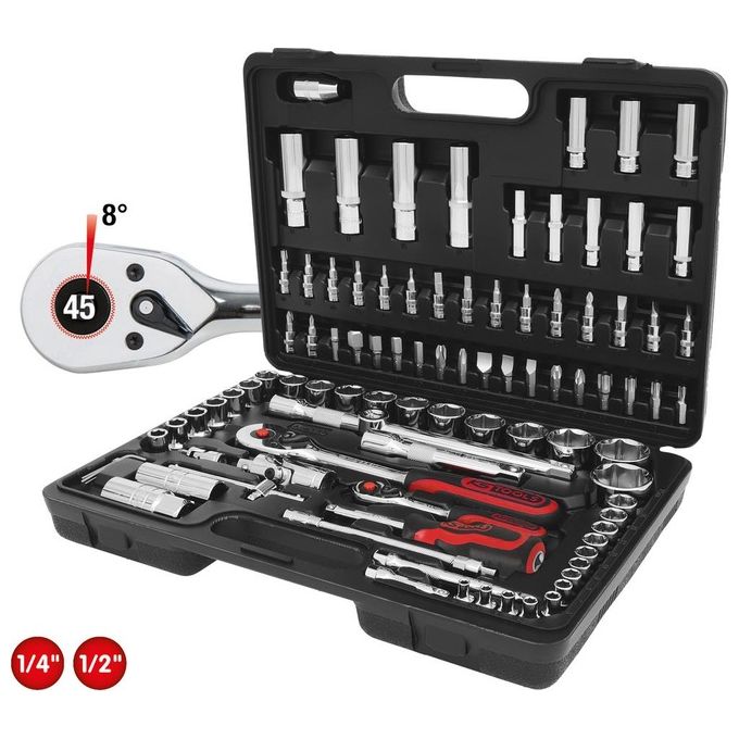 KS Tools 1-4 1-2  CHROMEplus set chiavi a bussola 96 pz.