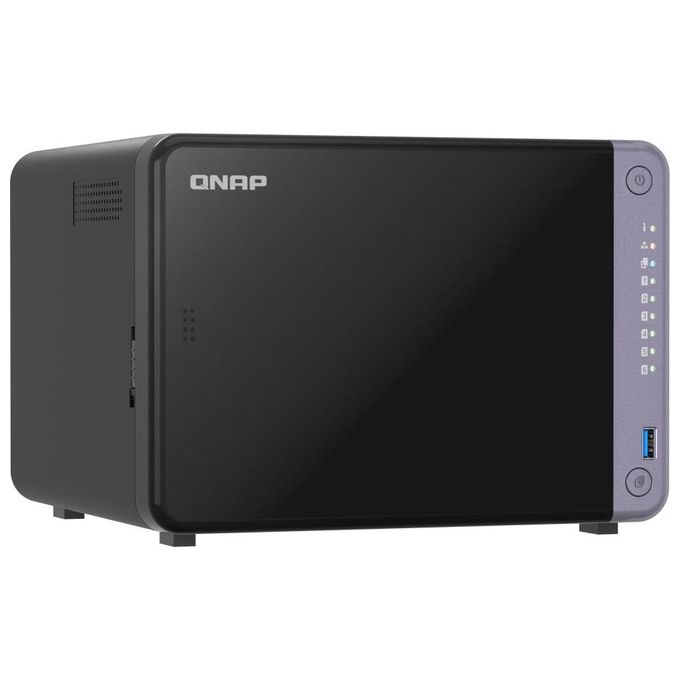 Qnap TS-632X-4G Server Nas e di Archiviazione Tower Alpine Alpine Al-524 4Gb Ddr4 Qnap Qts Nero