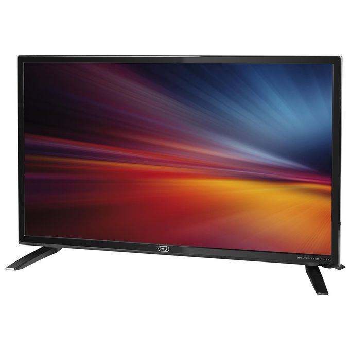 Trevi LTV 2401 SA2 Tv Led 24” con Decoder Digitale Terrestre DVBT-T2 10 bit e Satellitare DVBS-S2 Nero