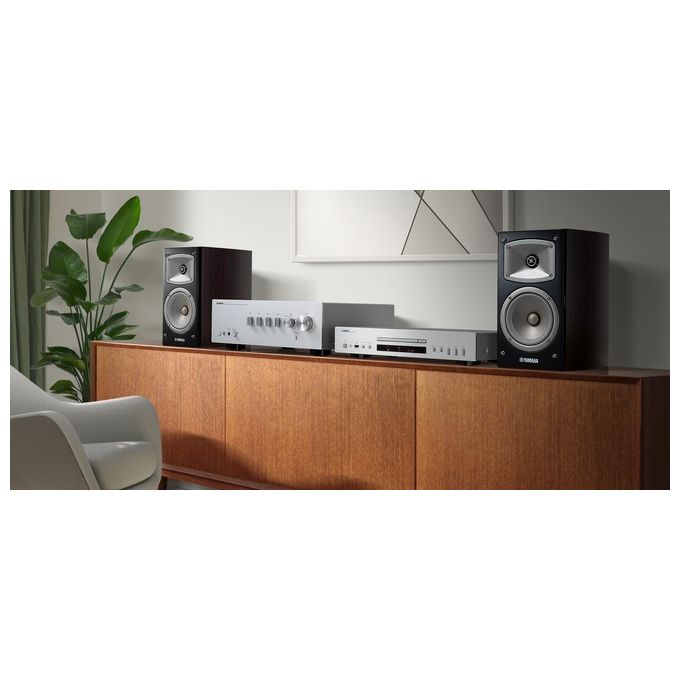 Yamaha CD-S303 Lettore CD con Pure Direct Usb MP3-WMA-LPCM-FLAC Nero