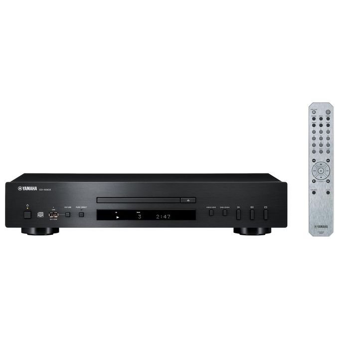 Yamaha CD-S303 Lettore CD con Pure Direct Usb MP3-WMA-LPCM-FLAC Nero