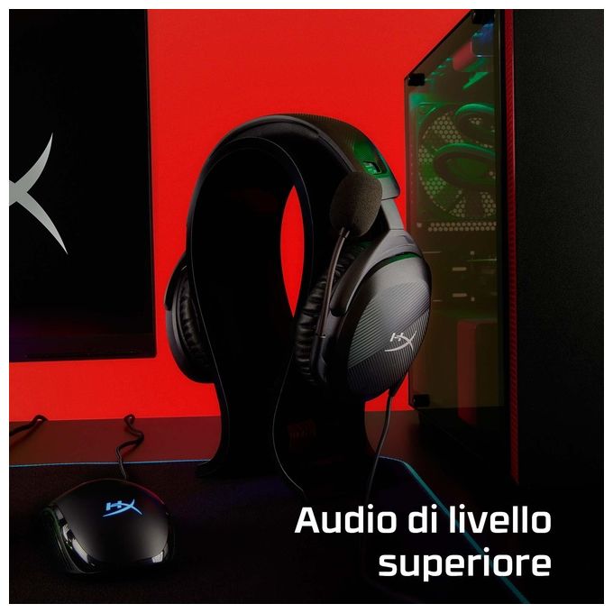 HP HyperX Cloud Stinger 2 Cuffie da Gaming Nero