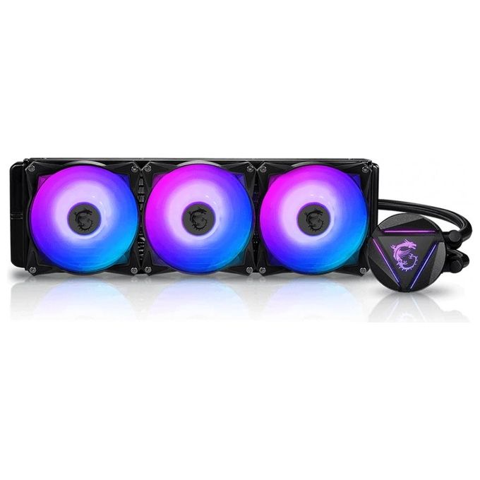 MSI Dissipatore CPU a Liquido MAG CORELIQUID 360R V2 Liquid CPU Cooler 360mm Radiatore 3x 120mm ARGB PWM Fan ARGB Illuminazione