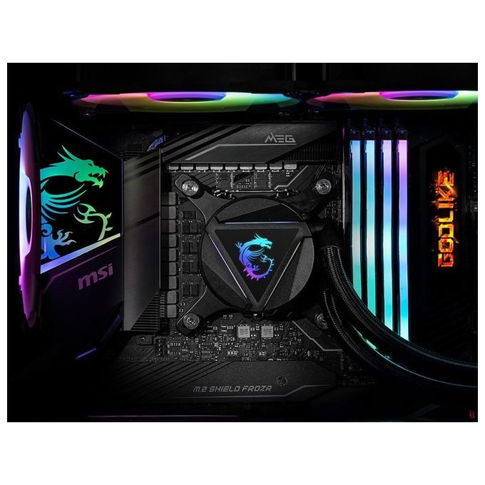 MSI Dissipatore CPU a Liquido MAG CORELIQUID 360R V2 Liquid CPU Cooler 360mm Radiatore 3x 120mm ARGB PWM Fan ARGB Illuminazione