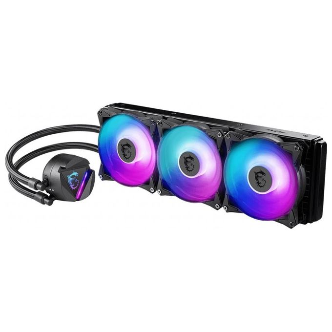 MSI Dissipatore CPU a Liquido MAG CORELIQUID 360R V2 Liquid CPU Cooler 360mm Radiatore 3x 120mm ARGB PWM Fan ARGB Illuminazione