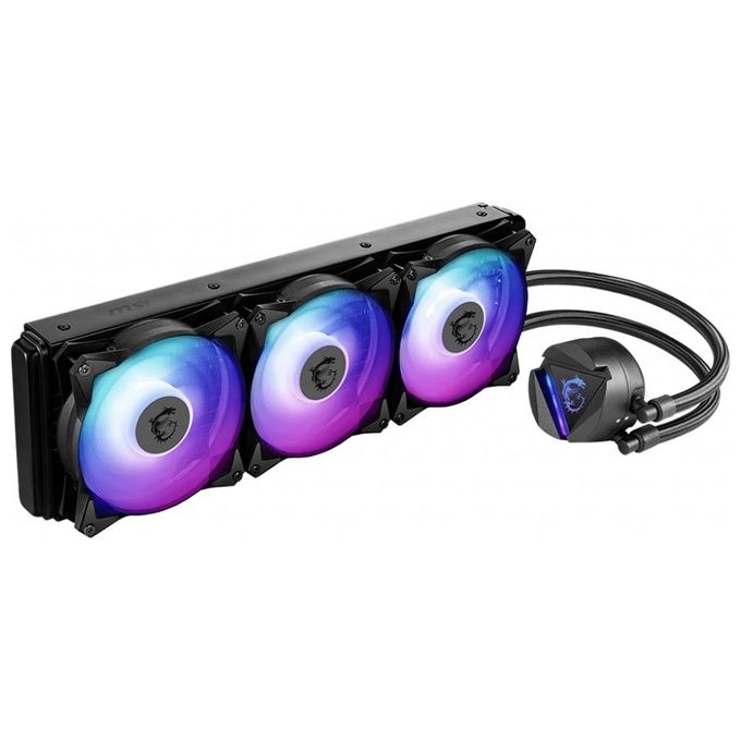 MSI Dissipatore CPU a Liquido MAG CORELIQUID 360R V2 Liquid CPU Cooler 360mm Radiatore 3x 120mm ARGB PWM Fan ARGB Illuminazione