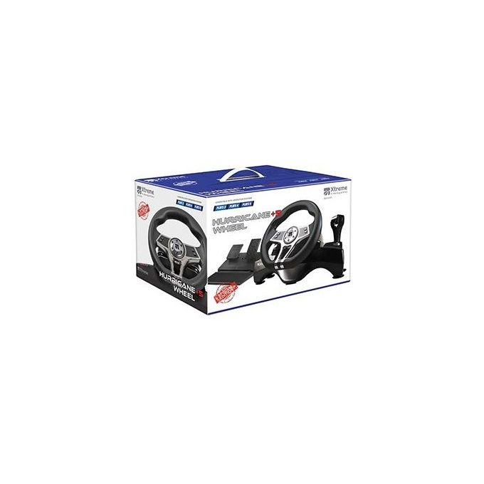 Xtreme Videogames Volante e Pedaliera Simulatore Guida PlayStation Hurricane+5 Wheel