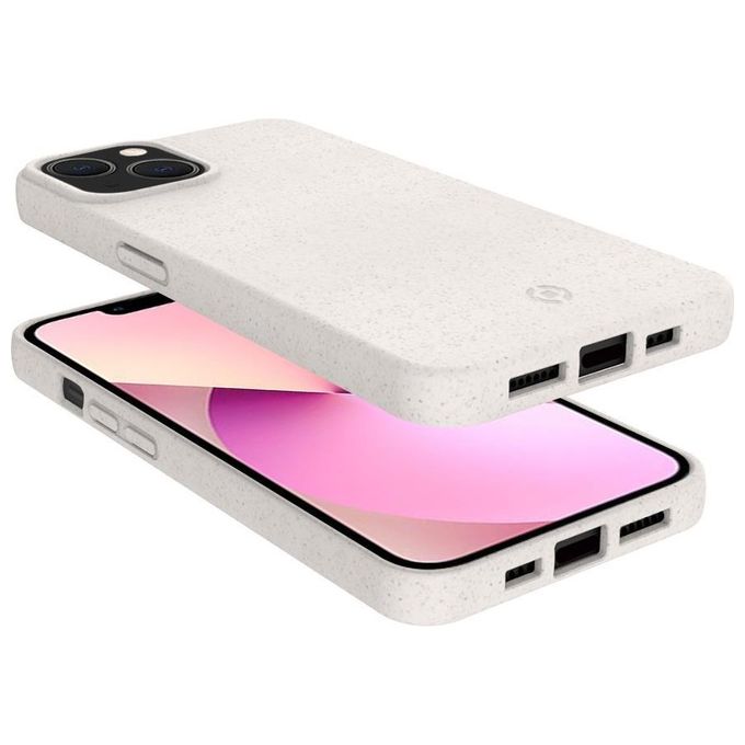 Celly Earth Cover per iPhone 13 Bianco