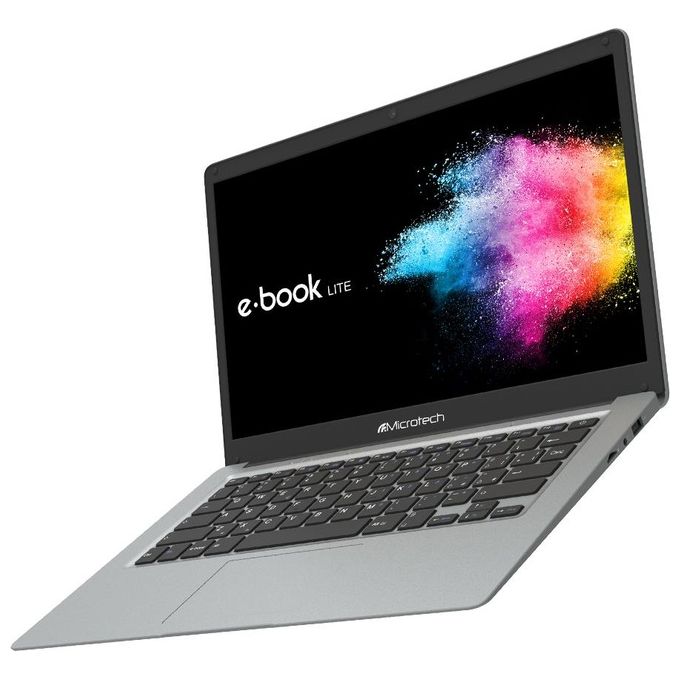 Microtech E-Book Lite Notebook, Processore Intel Celeron N4020, Ram 4Gb, Hdd 240Gb SSD, Display 14.1'', Windows 10 Pro