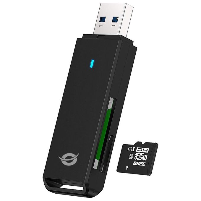 Conceptronic BIAN02B Lettore di Schede Usb 3.2 Gen 1 Type-A Nero