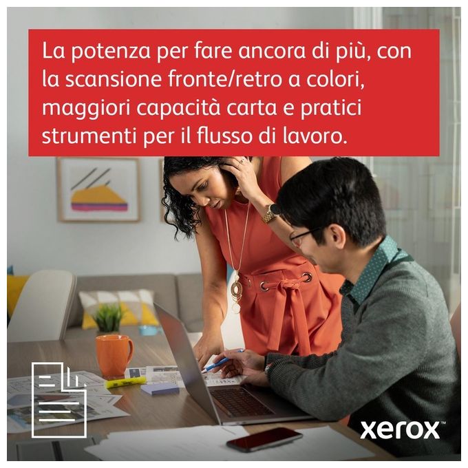 Xerox Stampante Multifunzione B225 Laser A4 34ppm Wireless con ADF e 2 Vassoi