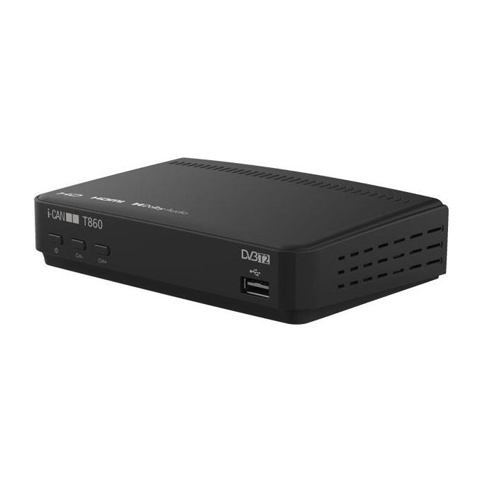 ADB New Zapper I-Can T-860 Terrestre HD Free to Air Decoder DVB-T2 HDMI TV