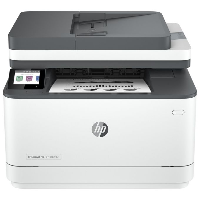 HP LaserJet Pro MFP 3102fdw Stampante Multifunzione B-N Laser A4-Legal 250 Fogli 33.6 Kbps USB 2.0 LAN Wi-Fi(n) Bluetooth