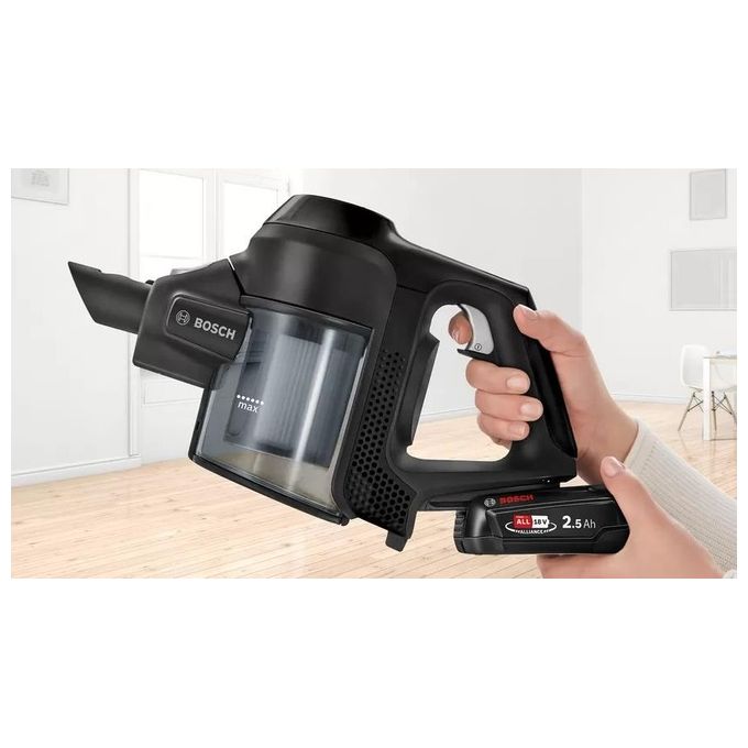 Bosch Unlimited Serie 6 BBS611BSC Scopa Elettrica Spazzola 2in1 Nero