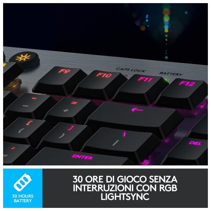 Logitech G915 Wireless Keyboard GL Tactil