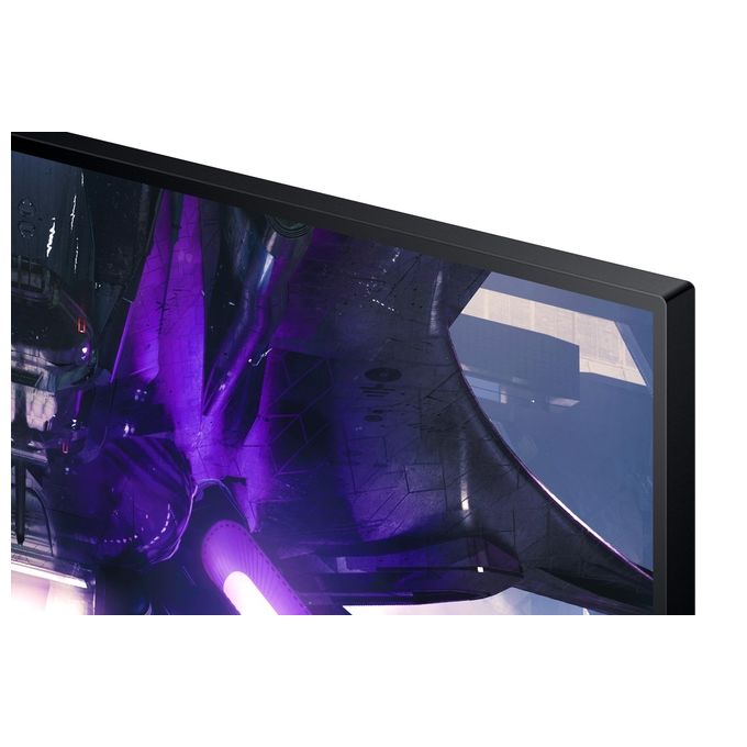 Samsung Monitor Gaming Odyssey G3 (S24AG300), Flat, 24'', 1920x1080 (Full HD), VA, 144 Hz, 1 ms, FreeSync Premium, HDMI, Display Port, Ingresso Audio, HAS, Pivot, Flicker Free, Eye Saver Mode