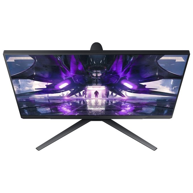 Samsung Monitor Gaming Odyssey G3 (S24AG300), Flat, 24'', 1920x1080 (Full HD), VA, 144 Hz, 1 ms, FreeSync Premium, HDMI, Display Port, Ingresso Audio, HAS, Pivot, Flicker Free, Eye Saver Mode
