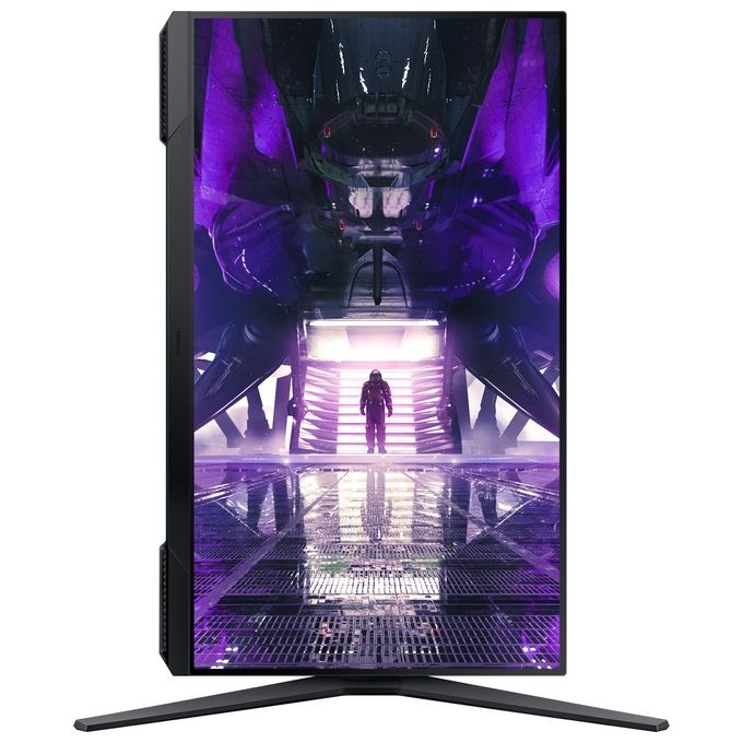 Samsung Monitor Gaming Odyssey G3 (S24AG300), Flat, 24'', 1920x1080 (Full HD), VA, 144 Hz, 1 ms, FreeSync Premium, HDMI, Display Port, Ingresso Audio, HAS, Pivot, Flicker Free, Eye Saver Mode