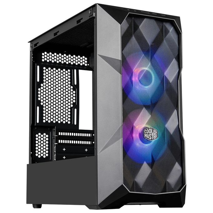 Cooler Master TD300-KGNN-S00 MasterBox TD300 Mesh ARGB Vetro Temperato No-Power minITX-mATX