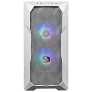 Case MasterBox TD300 Mesh White, 2USB3.2,2xCombo 2.5-3.5,2x2.5,2x120mm SickleFlow PWM ARGB Front Fans,ARGB-PWM Hub,NO PSU