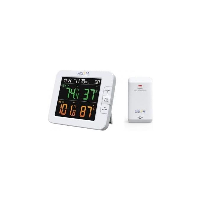 Explore Wsh-4102 Stazione Meteo Barometro con Orologio Smart Color Display