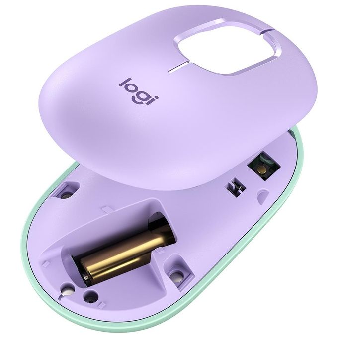 Logitech POP Mouse Ambidestro Wireless A Rf + Bluetooth Ottico 4000 Dpi Daydream-Mint