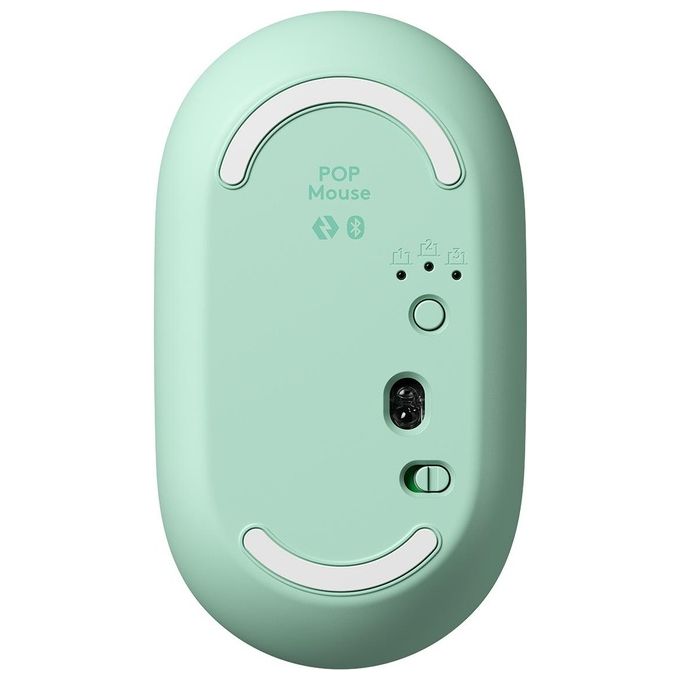 Logitech POP Mouse Ambidestro Wireless A Rf + Bluetooth Ottico 4000 Dpi Daydream-Mint