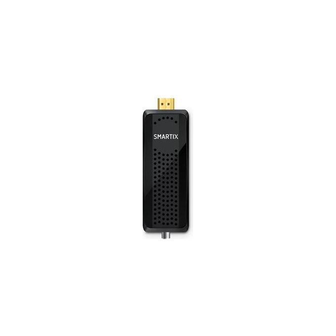Atlantis SMARTIX DH12 Decoder Tv Digitale Terrestre DVBT e DVBT2 HD STICK MPEG-2 MPEG-4-H.264 HEVC-H.265 Porta USB IR Estender Telecomando