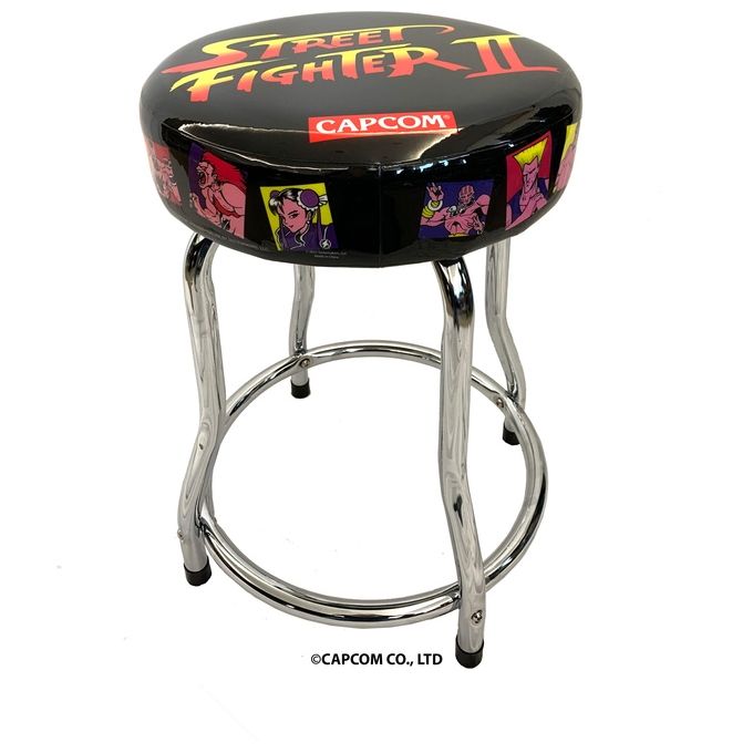 Arcade1up Sgabello Metallo Street Fighter II