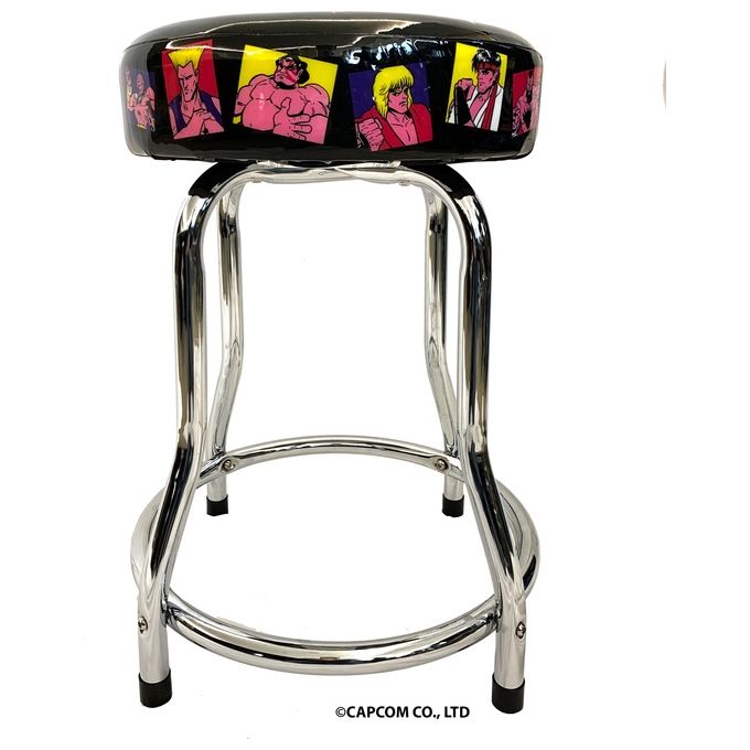 Arcade1up Sgabello Metallo Street Fighter II