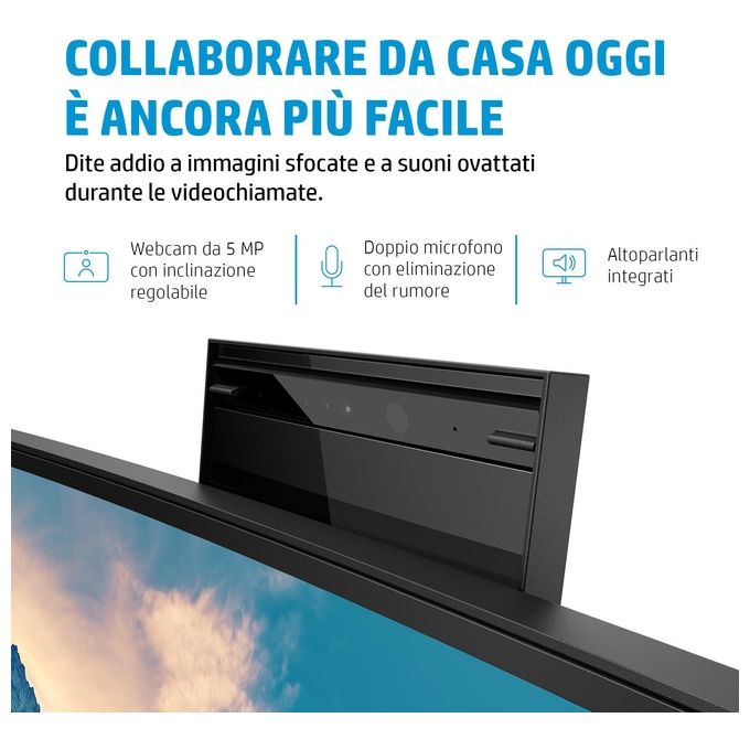 HP E34m G4 WQHD Curved USB-C Conferencing Monitor