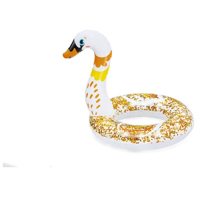 Bestway Salvagente Fenicottero o Cigno Glitterato Assortito