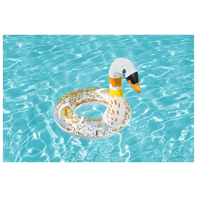Bestway Salvagente Fenicottero o Cigno Glitterato Assortito