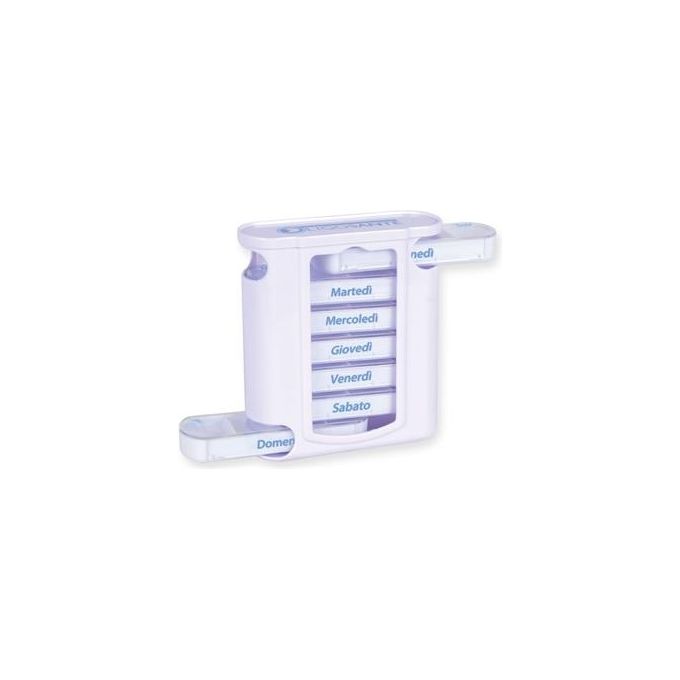 Portapillole Settimanale X4 Tower - Italiano-Tedesco 1 pz.