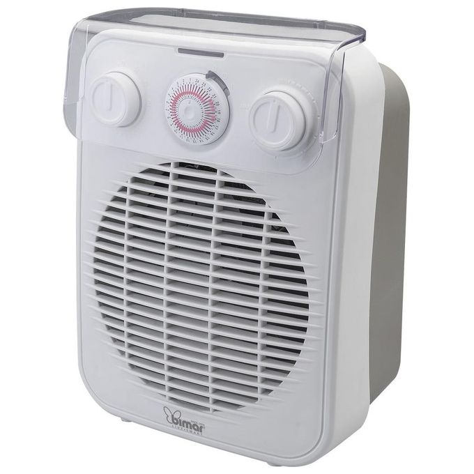 Bimar HF196 Termoventilatore Fan Heater 2000W Bianco e Grigio