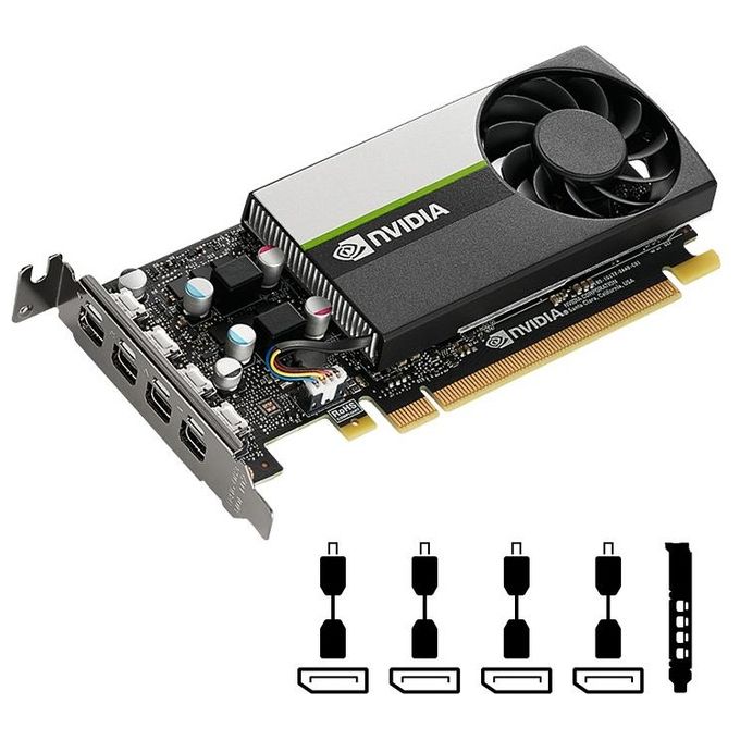 Pny Vga Nvidia Quadro T1000 4Gb Ddr6 128bit 4xmdp Pci-e No Accessor