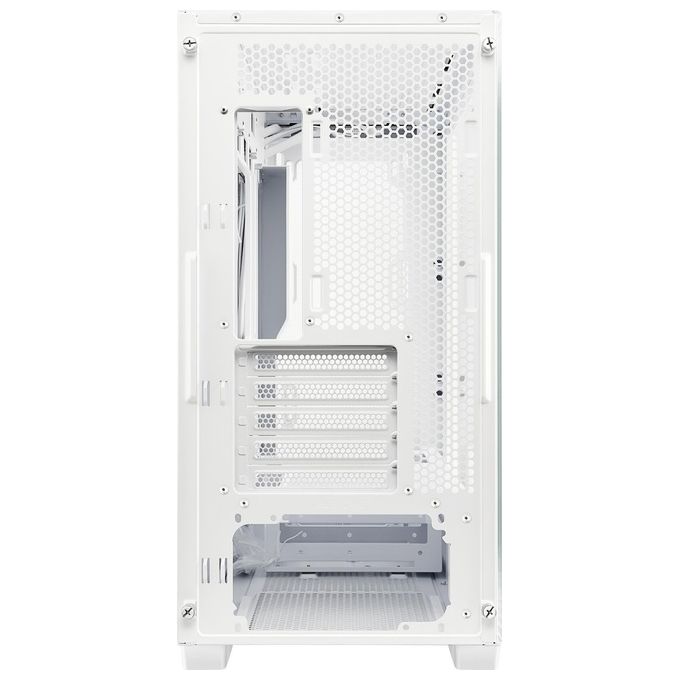 ASUS A21 Case micro-ATX, Radiatori fino a 360 mm, Schede Grafiche fino a 380 mm, Raffreddamento efficace, Cable Management, Chassis Bianco