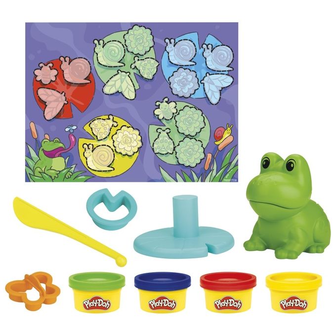 Hasbro Pasta Modellabile Prima Rana a Colori Play Doh