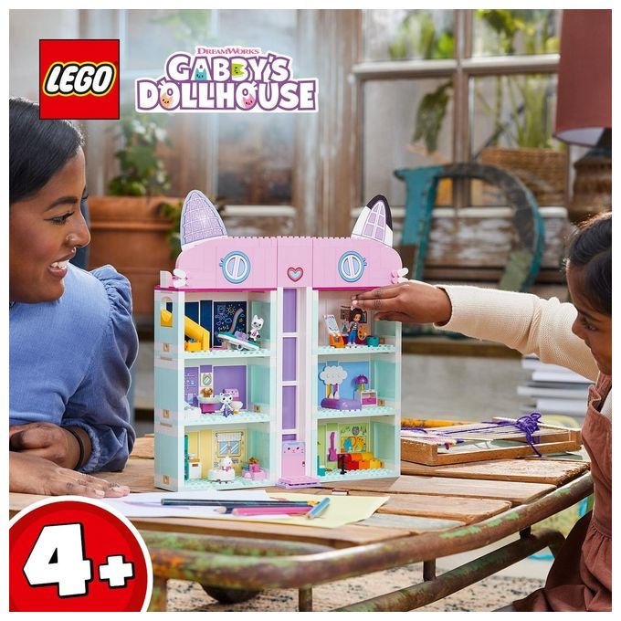 LEGO 10788 La Casa delle Bambole di Gabby, Casa Giocattolo a 4 Piani e 8 Stanze con i Personaggi di Gabby, Regalo Bambini 4+