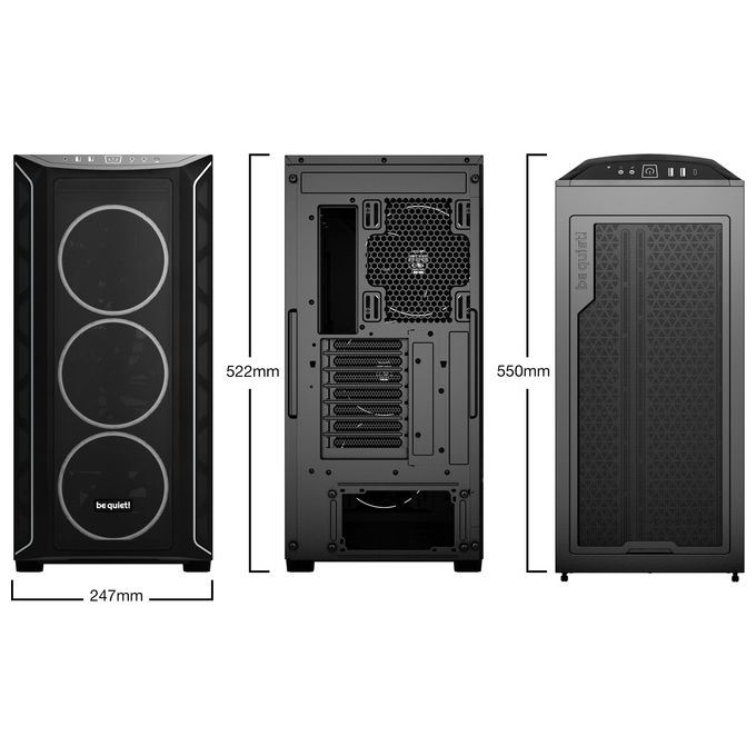 Be Quiet! Shadow Base 800 Fx Black Midi Tower Nero