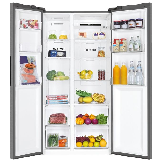 Haier HSR3918ENPG Serie 3 Frigorifero Side by Side No Frost Inverter 528 litri Classe E Multi Air Flow LED