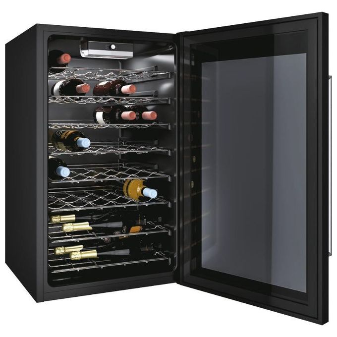 Candy Cantinetta Vino 41 Bottiglie Classe Energetica G 6 Ripiani 85 cm Nero per Conservazione Ottimale del Vino
