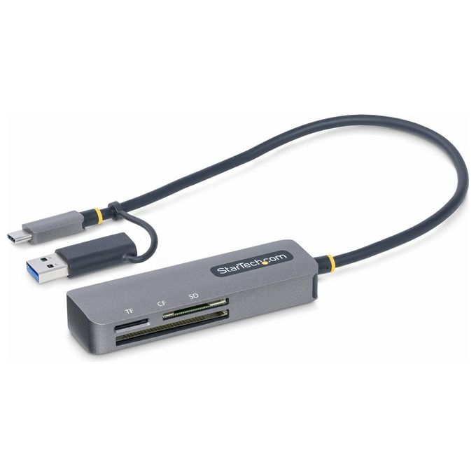 StarTech.com Lettore di Schede Multimediali Usb-c - Usb-a Sd-CF-microSD