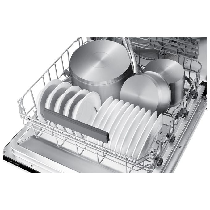Samsung DW60A6080BB - Lavastoviglie a scomparsa totale 13 coperti, Classe E, Auto Door Open, Programma Intensivo, (81,5x59,8x55 cm), Inox