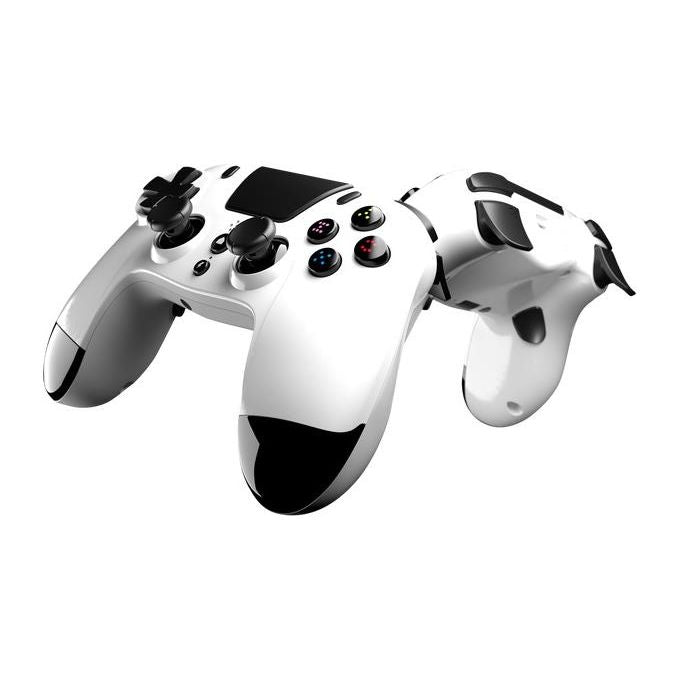Gioteck VX4 Wireless Gamepad per Playstation 4 e PC Bianco