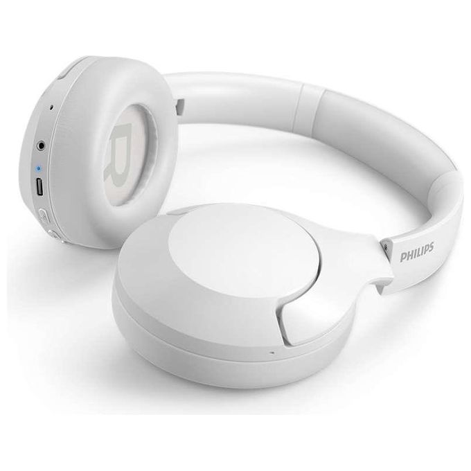 Philips TAH8506WT-00 Cuffia Wireless a Padiglione Musica e Chiamate Usb Tipo-c Bluetooth Bianco