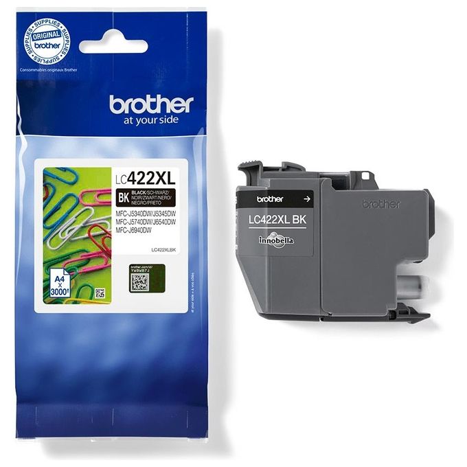 Brother LC-422XLBK Cartuccia d'Inchiostro 1 Pezzo Originale Resa Elevata XL Nero