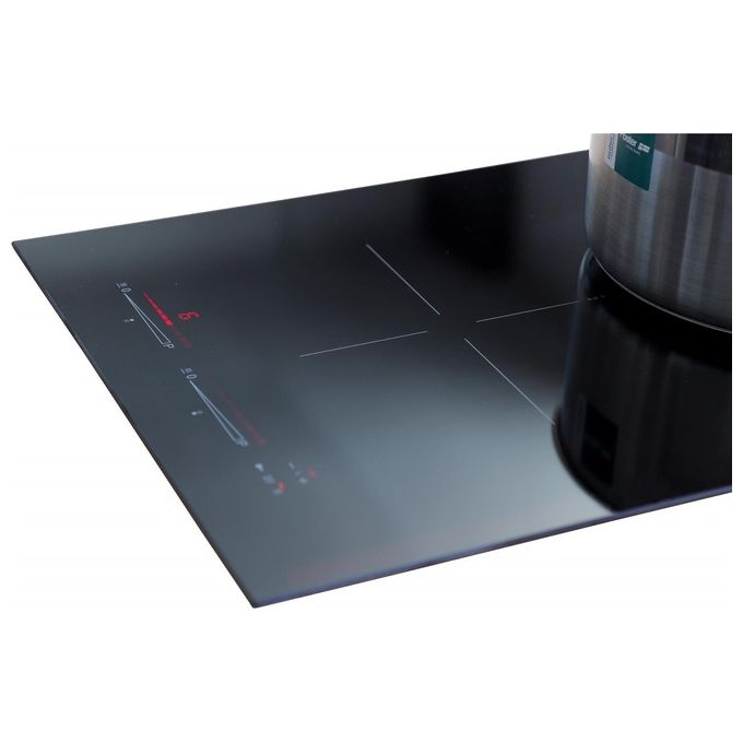 Foster 7341 655 Piano Cottura a Induzione in Vetroceramica S4000 Domino 2 Zone Touch Control Smart Fan 38 cm Nero